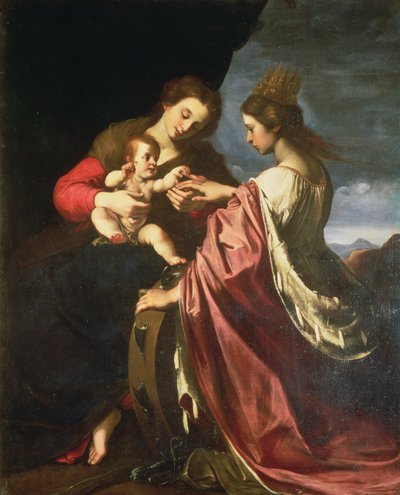 The Mystic Marriage of St. Catherine by Giovanni Mannozzi